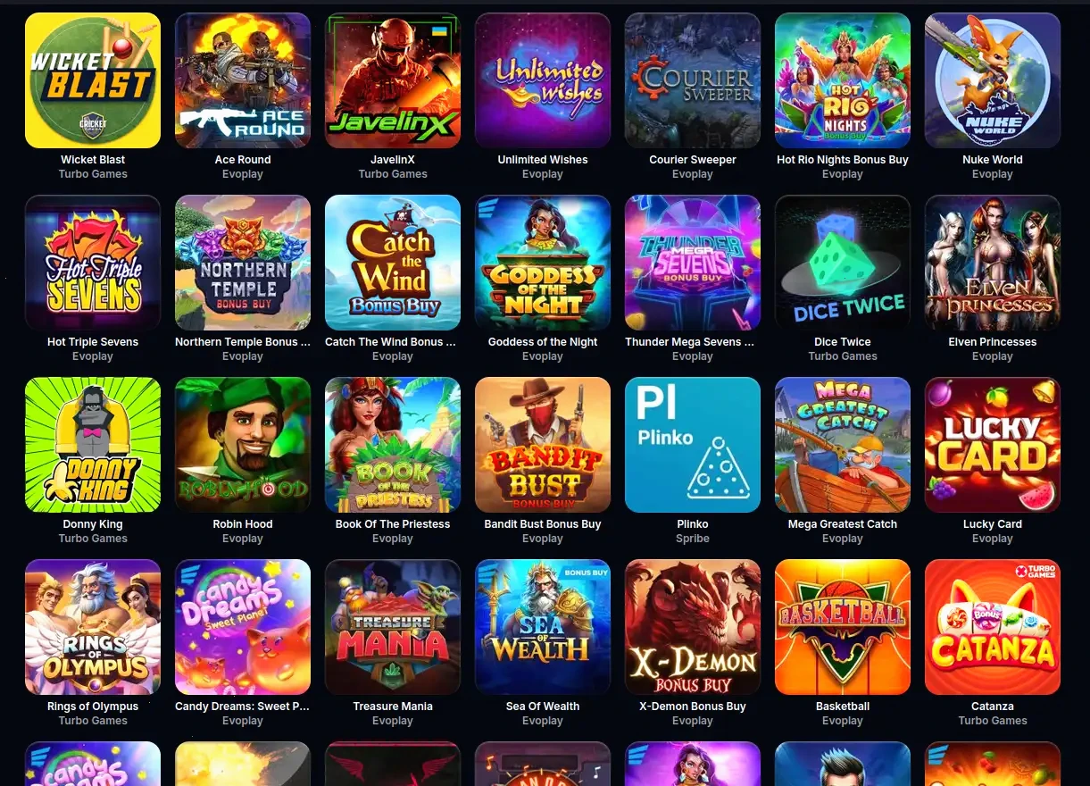Spirit Casino Spielübersicht