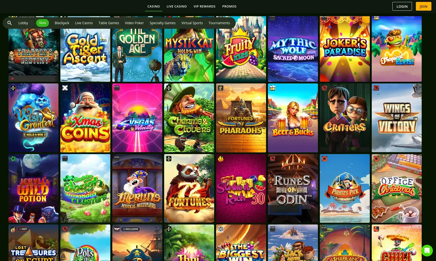 Spirit Casino Bonusangebote und Spielauswahl Übersicht